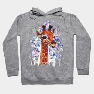 Giraffe - Cute Giraffe - Giraffe Drawing Hoodie